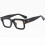 (Hawksbill, +4.50 strength) Thick Frames Blue Light Blocking Reading Glasses Clear Lens Square Glasses 3