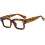 (Hawksbill, +4.50 strength) Thick Frames Blue Light Blocking Reading Glasses Clear Lens Square Glasses 1