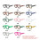 (Black, +2.00 strength) Thick-rimmed anti-blue light reading glasses 4