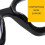 (Black, +2.00 strength) Thick-rimmed anti-blue light reading glasses 5