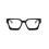 (Black, +2.00 strength) Thick-rimmed anti-blue light reading glasses 1