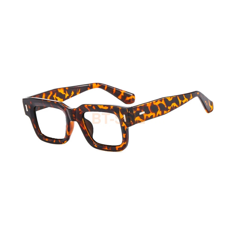 (Hawksbill, +1.75 strength) Square large frame simple and clear reading glasses