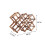 Living And Home (Brown) Wooden 10 Bottles Folding Stand Rack Storage Wine Bottle Display Kitchen 6