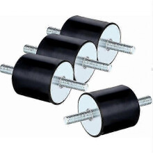 Silent Block M8, 4pcs Rubber Anti-vibration Mount, Double Ends Anti-vibration Absorber Screws for Boat Car Boat Silent Damper -(M8 x 23, 30 x 30)