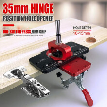 Woodworking 35mm Hinge Open -Hole Punching Positioner Hinge Drilling Hole Installation Auxiliary Tool for Cabinet Door Panel