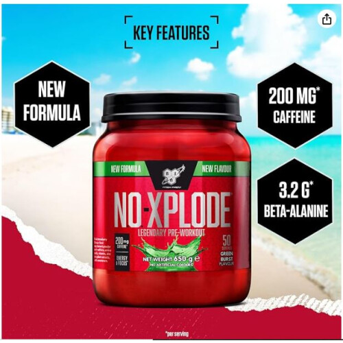 BSN BSN N.O.-Xplode Pre Workout Powder, Energy & Focus, 30 Servings 1