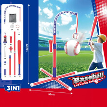 (3) Baseball 3-in-1 Children's Sports Game