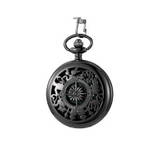 (4) Flip compass pocket watch