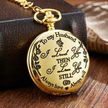 (husband-2) Carving vintage pocket watches as holiday gifts