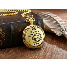 (grandpa-2) Carving vintage pocket watches as holiday gifts