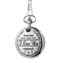 (dad-2) Carving vintage pocket watches as holiday gifts