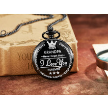 (grandpa-3) Carving vintage pocket watches as holiday gifts