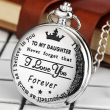 (daughther) Carving vintage pocket watches as holiday gifts