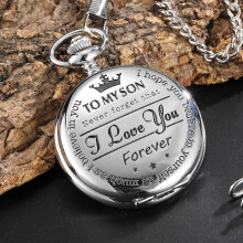 (son-3) Carving vintage pocket watches as holiday gifts