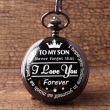 (son-1) Carving vintage pocket watches as holiday gifts