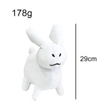 (White) Forsaken Gubby Plush Toy Rabbit Plushies Stuffed Animals Doll Kids Gifts 29cm