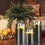 Electric Remote Control Candle Flickering Silver Gray 7
