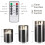 Electric Remote Control Candle Flickering Silver Gray 2