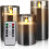 Electric Remote Control Candle Flickering Silver Gray 1