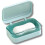Soap Box with Removable Drainer and Lid, 2 Layers Rectangular Soap Dish Container, Travel Leakproof Holder Soap Dish Soap Case 1