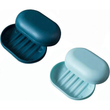 Soap Dish with Lid Travel Soap Case Soap Bar Travel Soap Leakproof Soap Box Container Holder - 2PCS