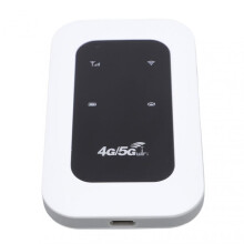 (4G 5G WiFi Hotspot) Portable 4G 5G WiFi Hotspot 300Mbps Support 10 Devices Travel Mobile Hotspot with SIM Card Slot For home Or Business Travel