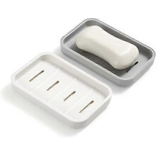 2Pcs Soap Dish Holders, Soap Saver for Shower, Bathroom, Kitchen, Sinks,Keep Soap Dry Container
