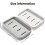 2Pcs Soap Dish Holders, Soap Saver for Shower, Bathroom, Kitchen, Sinks,Keep Soap Dry Container 2