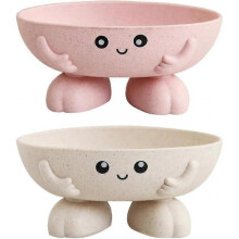 2pcs Soap Box bathtub trays for tub soap plate travel soap case sink sponge holder draining soap case soap drainer dish tub tray