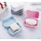 Soap Dishes 4 Pack Soap Box Waterproof Soap Containers Hinged Soap Box for 2