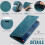 (Blue) Retro Leather Wallet Case for Samsung Galaxy A26 Rfid Blocking Adjustable Kickstand Shockproof Protection 6