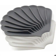 Set of 2 Soap Dishes, Drainage Soap Dish, Shower Soap Dish, Thickened, Non-Slip, Foldable for Sink, Shower, Bathroom