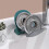 For Creative Wavy Funnel Soap Dish with Suction Cup Base Container Self Draining Wavy Funnel Soap Dish 3
