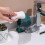 For Creative Wavy Funnel Soap Dish with Suction Cup Base Container Self Draining Wavy Funnel Soap Dish 4