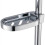 Soap Dish Holder Adjustable Soap Holder for Shower Rail Slide 1