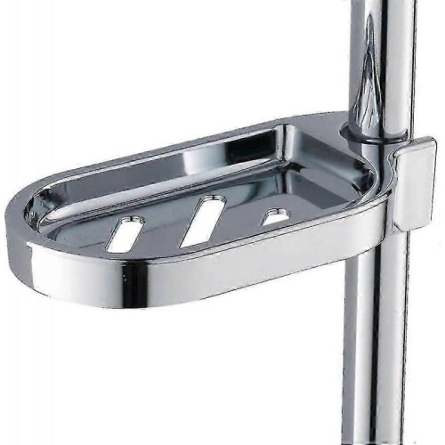 Soap Dish Holder Adjustable Soap Holder for Shower Rail Slide
