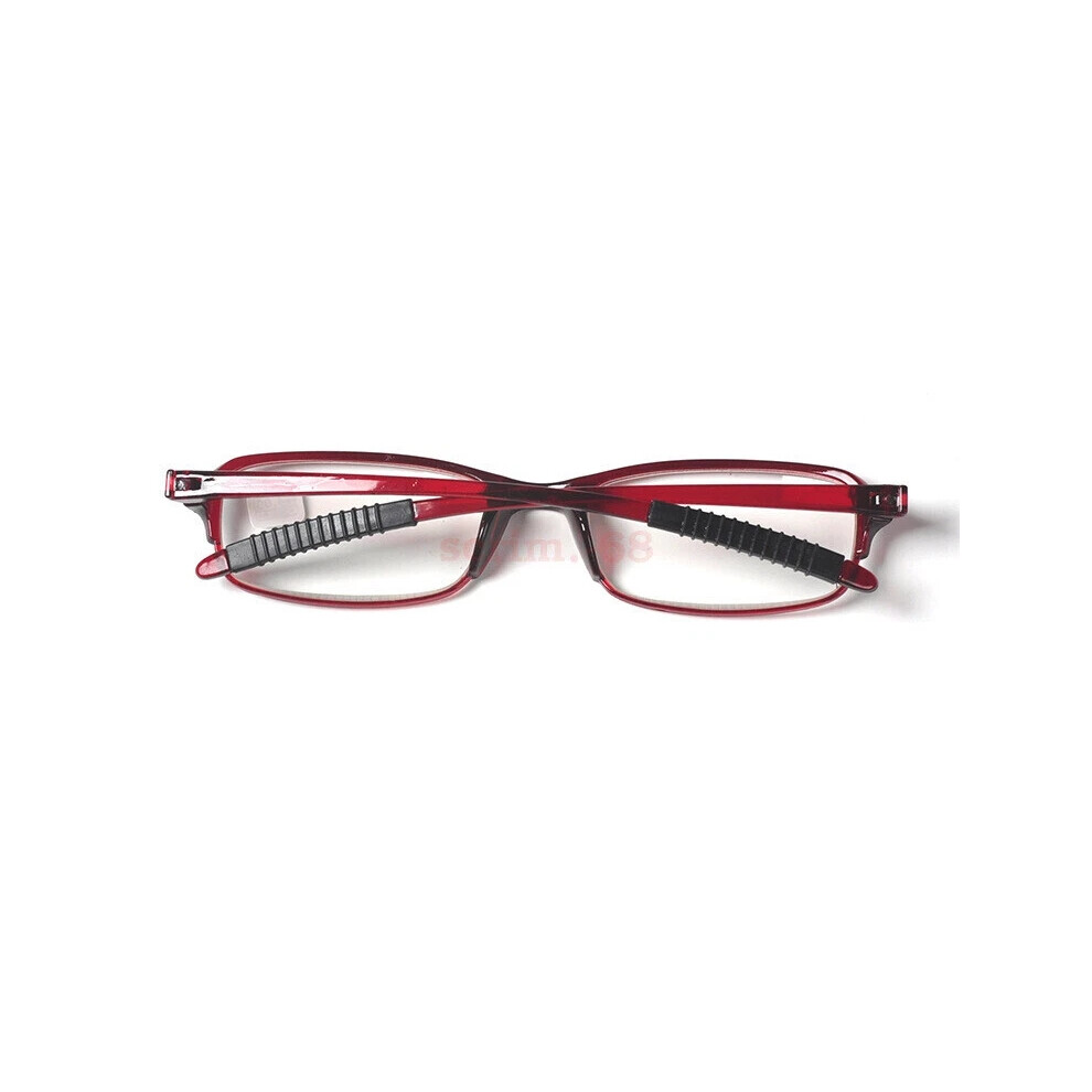 (+4.00 strength, Red) 3P Reading Glasses Presbyopic reader +.75 +1.0 +1.25 +1.5 +1.75 +2.0 to +4.0