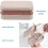 Soap Box, 1 Pc Plastic Soap Box with Lid & Removable Drainer, 2 Layers Rectangular Soap Dish Container(Pink) 2