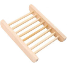 Bamboo Soap Dish - Draining Soap Dish for Hard Soap for Sinks and Showers