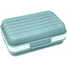 Soap Dish with Lid Travel Soap Case Draining Soap Bar Holder Portable Soap Box Container for Traveling, Camping, Shower