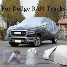 (black) Car Cover For Dodge RAM Trucks Protection Sunscreen Heat Insulation Dust Resistant Scratch Dust Cover Accessories