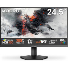 KOORUI G2511P 25 Inch Gaming Monitor,200Hz, Fast IPS, Full-HD 1080P, 1ms, Adaptive Sync