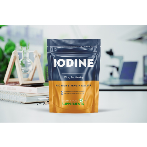 Iodine 150mcg High Strength | 120 Tablets | Healthy Thyroid Support 2