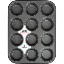 Zuvo Nonstick 12 Cup Muffin Tray - BPA Free
