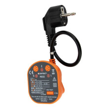 Testador de soquete e diferencial CATIII - 250V - Zenitech