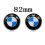 Emblema BMW de qualidade premium azul e branco para porta-malas e capô de 82 mm e 82 mm 1