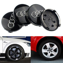 X4 Musta 60mm pyörän keskipisteet viitenumero:4B0 601 170 Audi emblem navan kansi