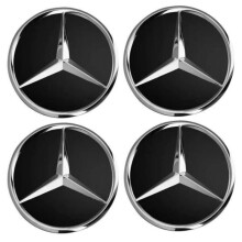 NÁBOJ KOLESA Sada 4ks krytov AMG nábojov pre Mercedes-Benz Matt Black Star Hub 75 mmisCdav:falsecena:2634cenyS:6791000sTyp: