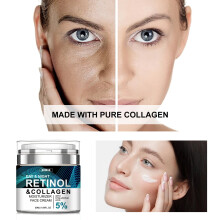 (3 bottles (total 150ml)) 3 Bottles SUMAX Retinol Face Cream 150ml Collagen Moisturizing Cream Hyaluronic Acid Face Cream Nourishment Anti-Aging Suitable for Men and Women