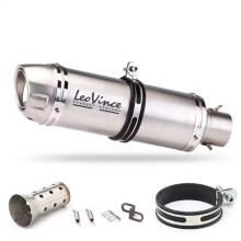 51mm Motorcycle Exhaust Muffler Pipe LeoVince Escape Moto With DB Killer for Z1000 Z900 GSR600 FZ6N R1 R6 R3